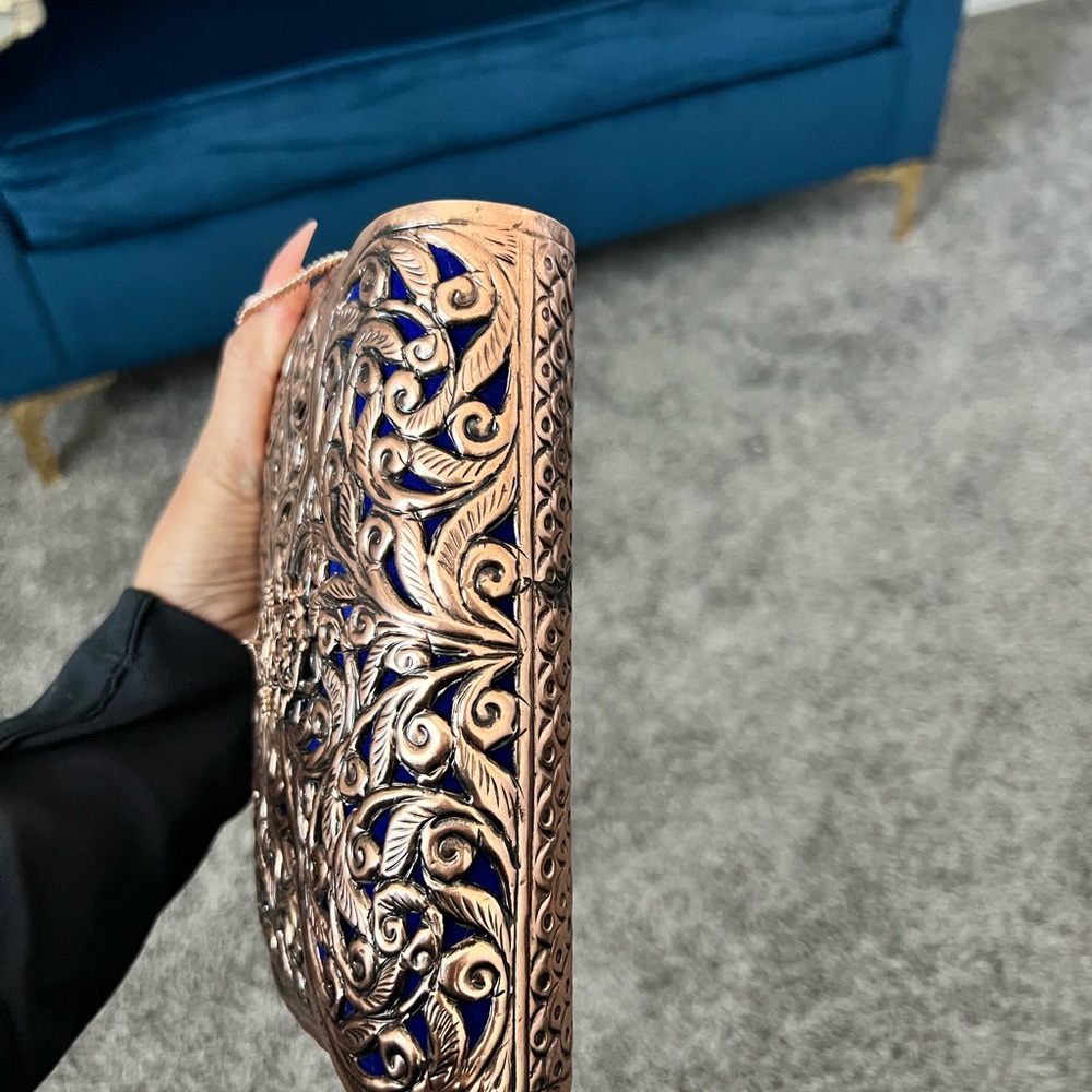 From St Xavier metal rose gold purse new - Picture 2 of 7
